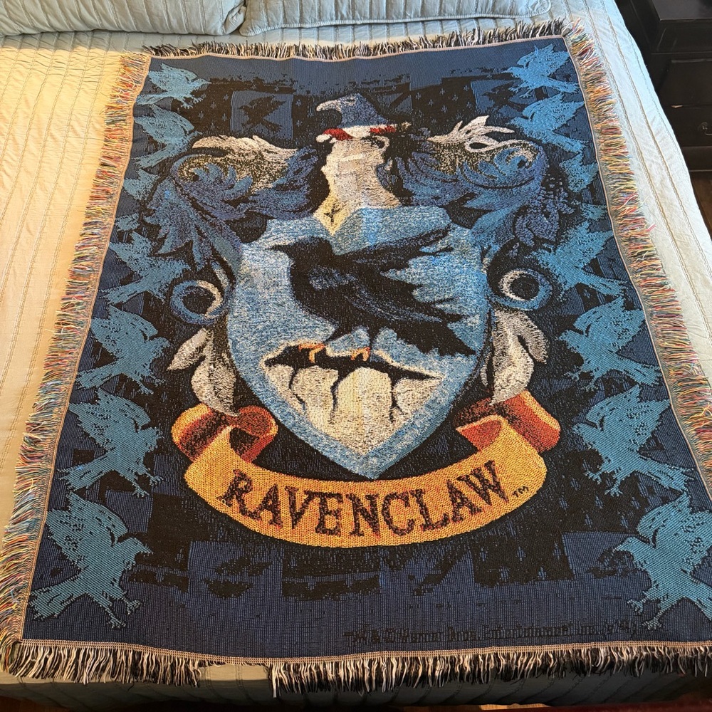 Harry Potter Ravenclaw House Tapestry Blanket 42”x58”‎